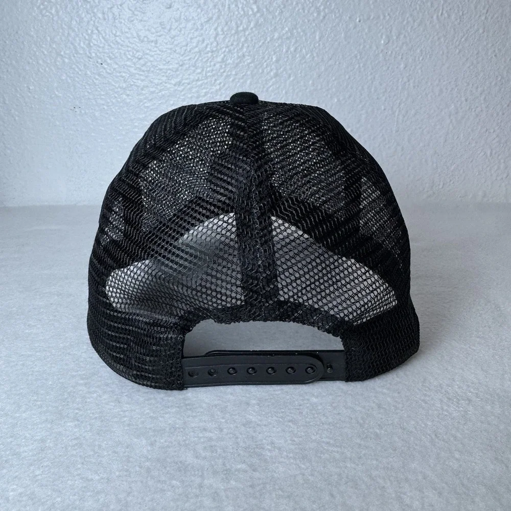 Zyia Active Hat Unisex One Size Black Mesh Back SnapBack Cap Adjustable Athletic